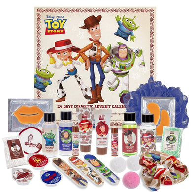 Toy Story Joulu -adventtikalenteri 24 päiväksi kylpy- ja vartalotuotteita