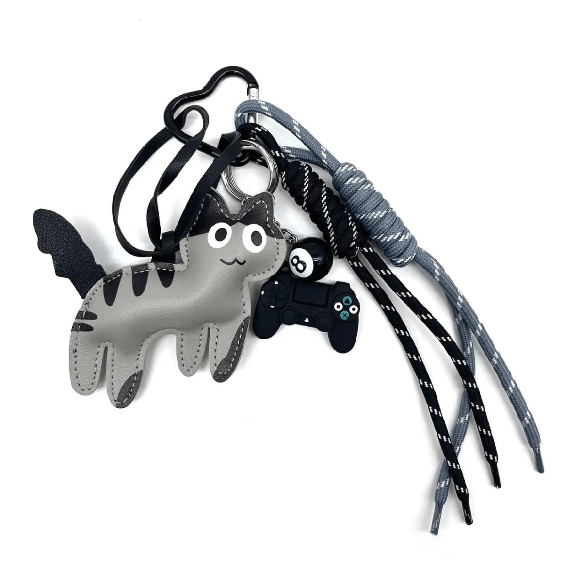 Bag charm — Cat / Grey