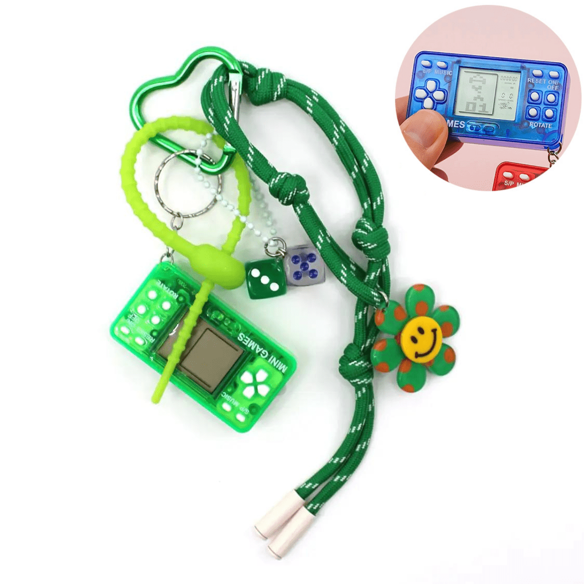 Bag charm — Mini Game / Green