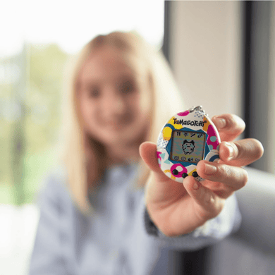 Bandai Tamagotchi Original — Memphis Style