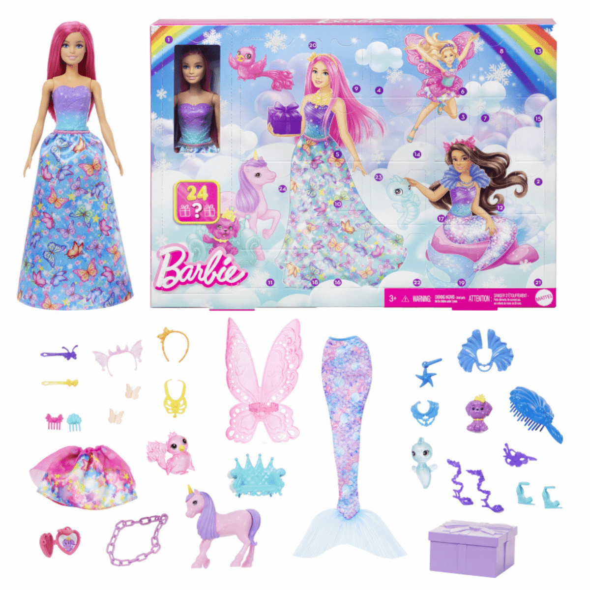 Barbie Dreamtopia advent calendar 2024 - Lastenurk.com