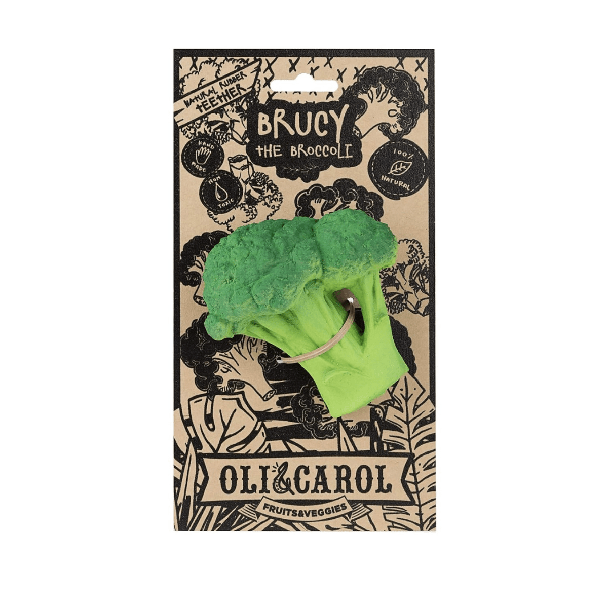 Brucy the Broccoli Baby Teether - Lastenurk.com