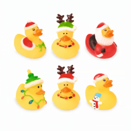 Christmas rubber duck, 1 pc.