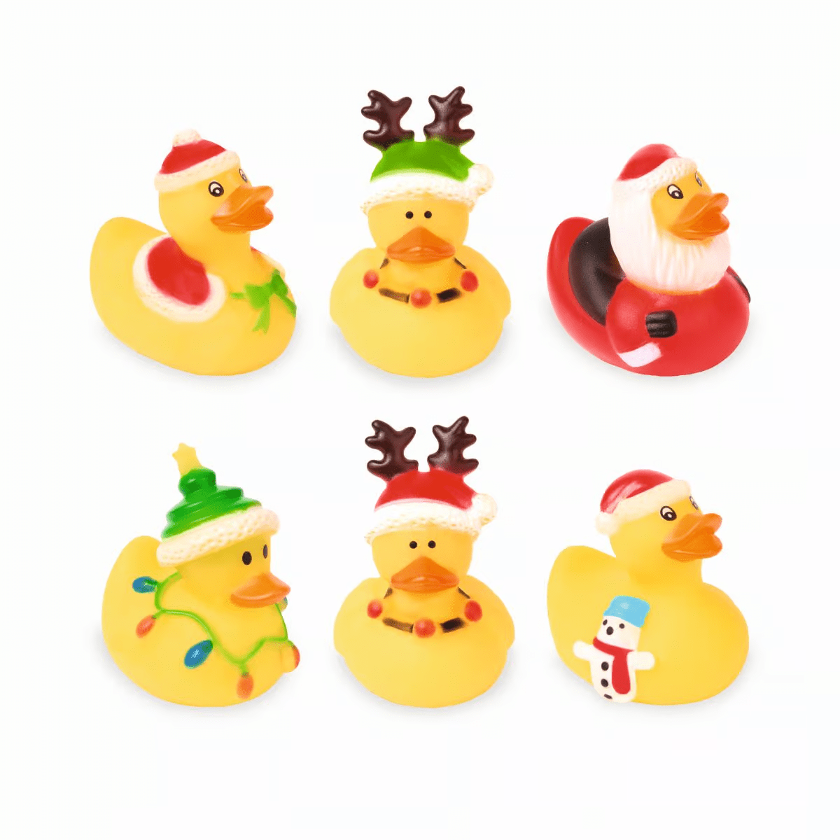 Christmas rubber duck, 1 pc.
