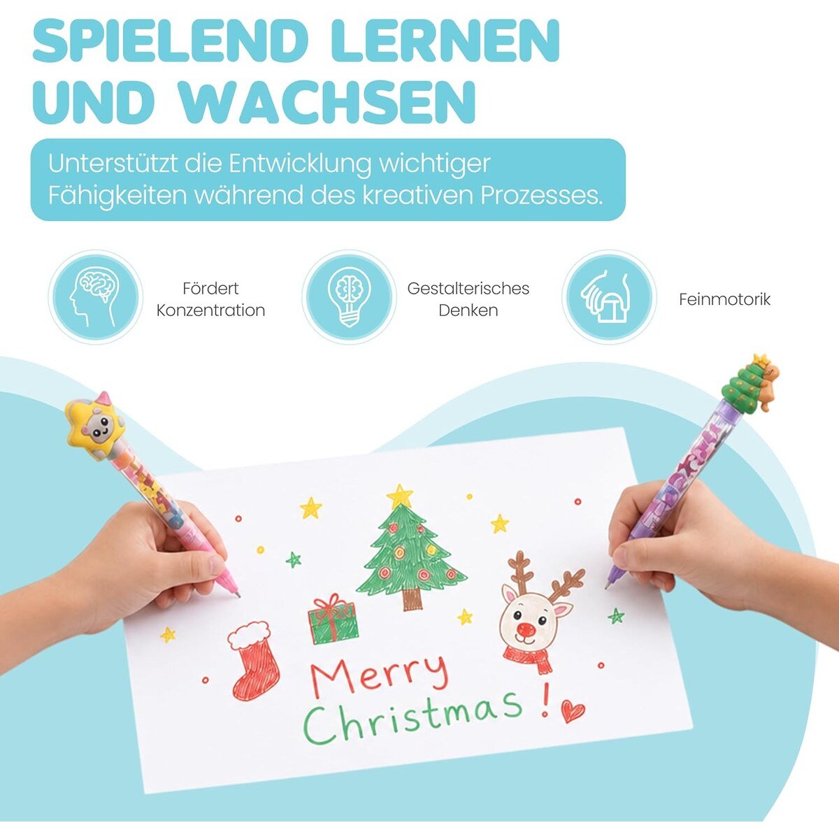 Clementoni Create Your Pens advent calendar 2026 - Lastenurk.com