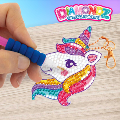 CRAZE DIAMONDS Keychain Set — Unicorn