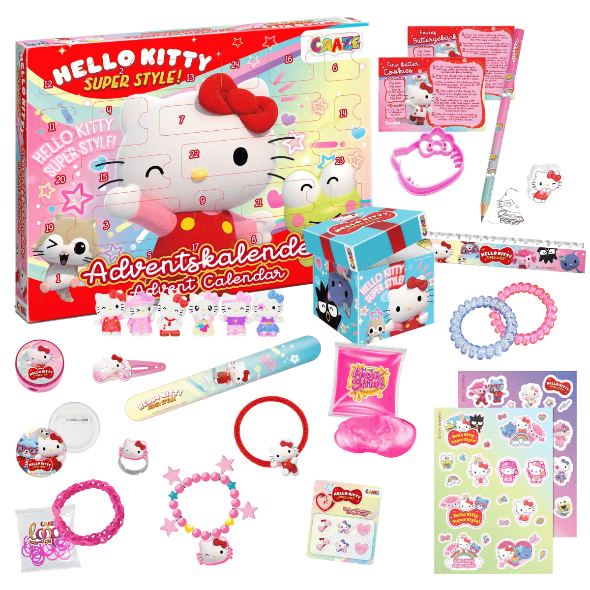 CRAZE Hello Kitty Super Style advent calendar - Lastenurk.com