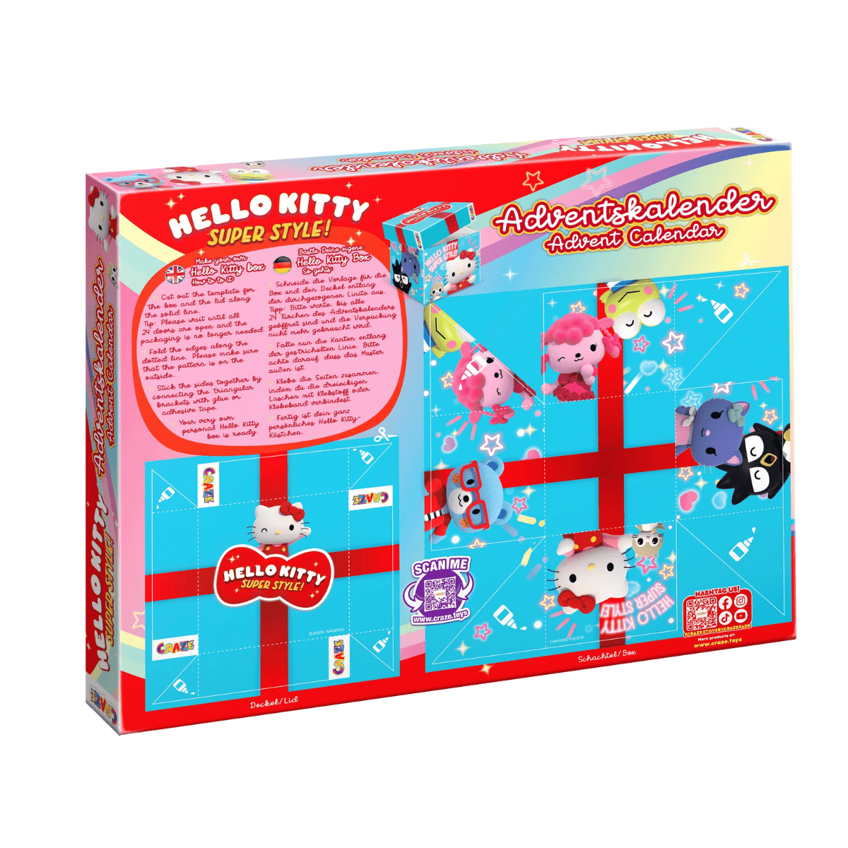 CRAZE Hello Kitty Super Style advent calendar - Lastenurk.com