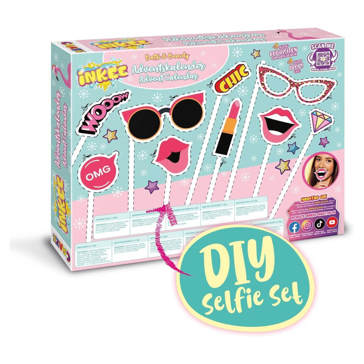 CRAZE INKEE Bath and Beauty advendikalender