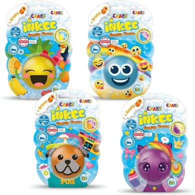 Craze Inkee Funny Faces kylpypommi, 1 kpl