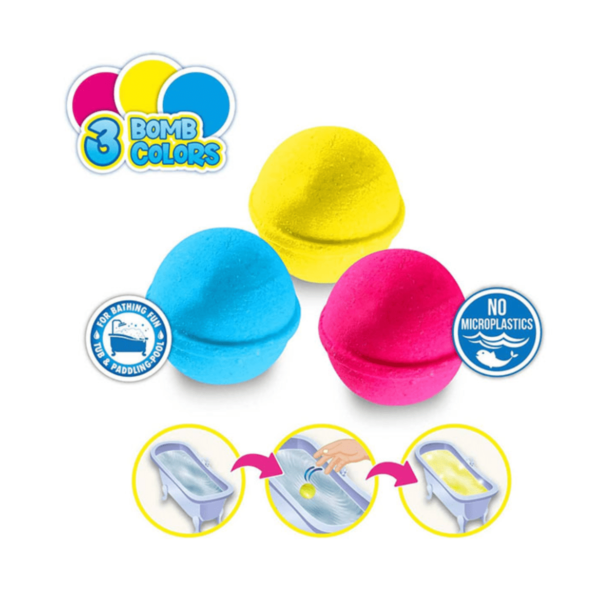 Craze Inkee Funnyz bath bomb + toy, 1 pc