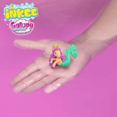 CRAZE Inkee Galupy Mermaid, бомбочка для ванны + игрушка