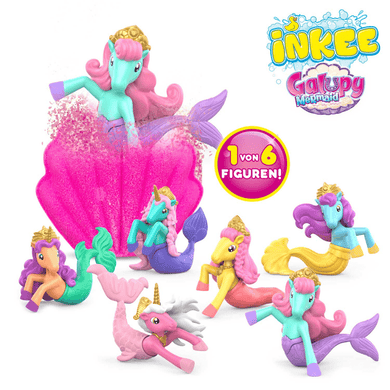 CRAZE Inkee Galupy Mermaid, бомбочка для ванны + игрушка