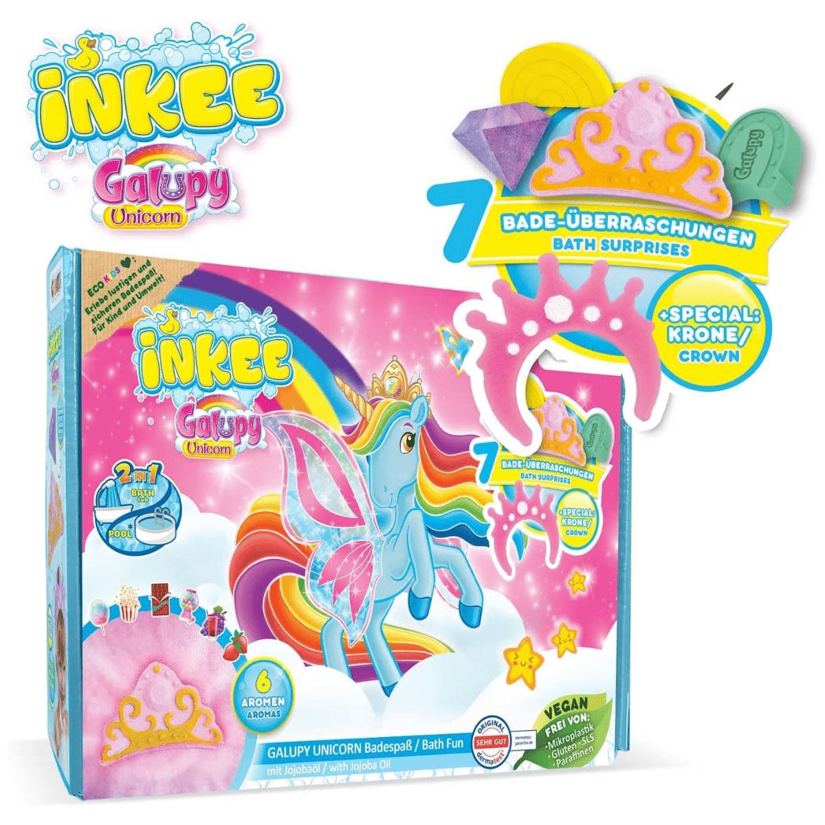 Подарочный набор CRAZE Inkee Galupy Unicorn