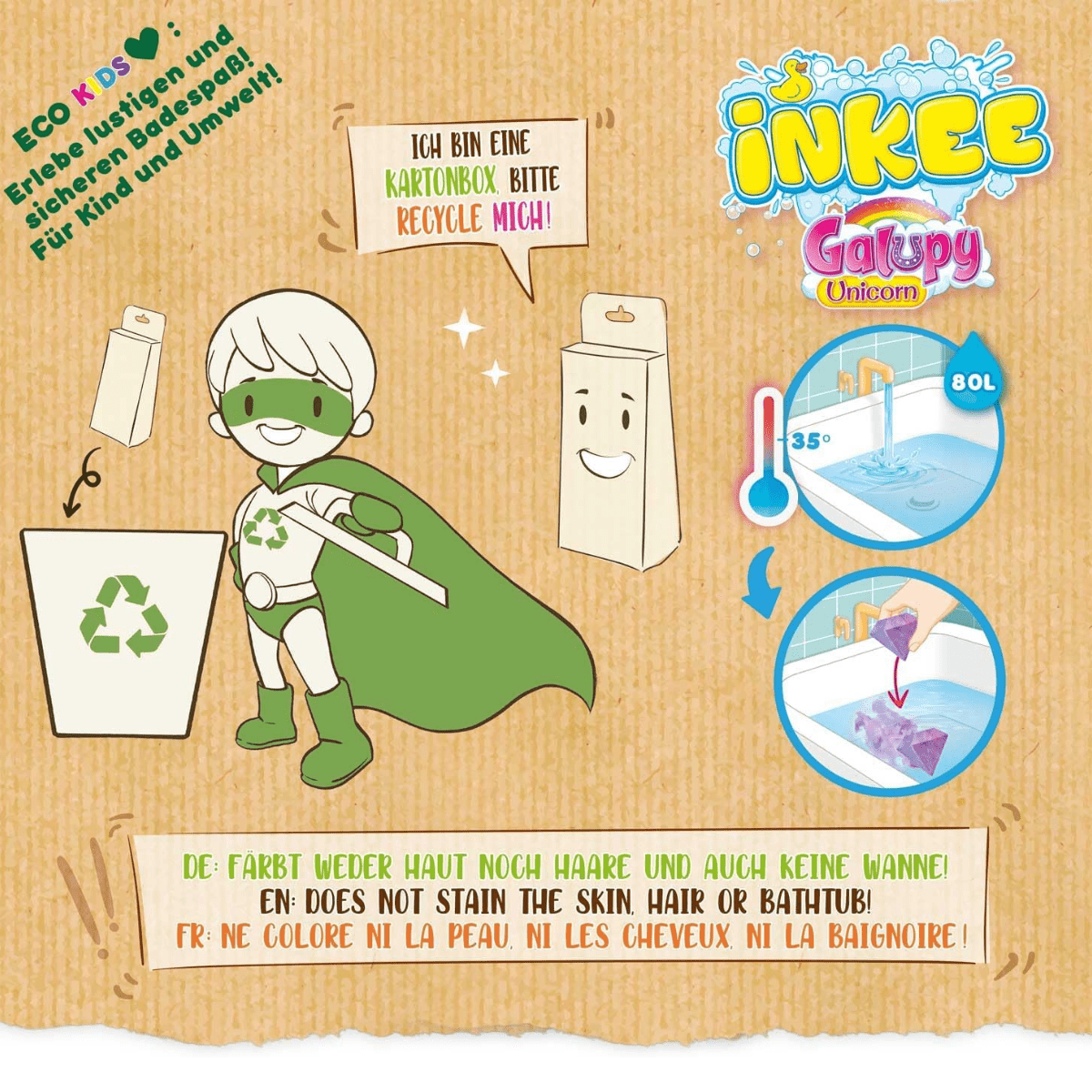 Подарочный набор CRAZE Inkee Galupy Unicorn