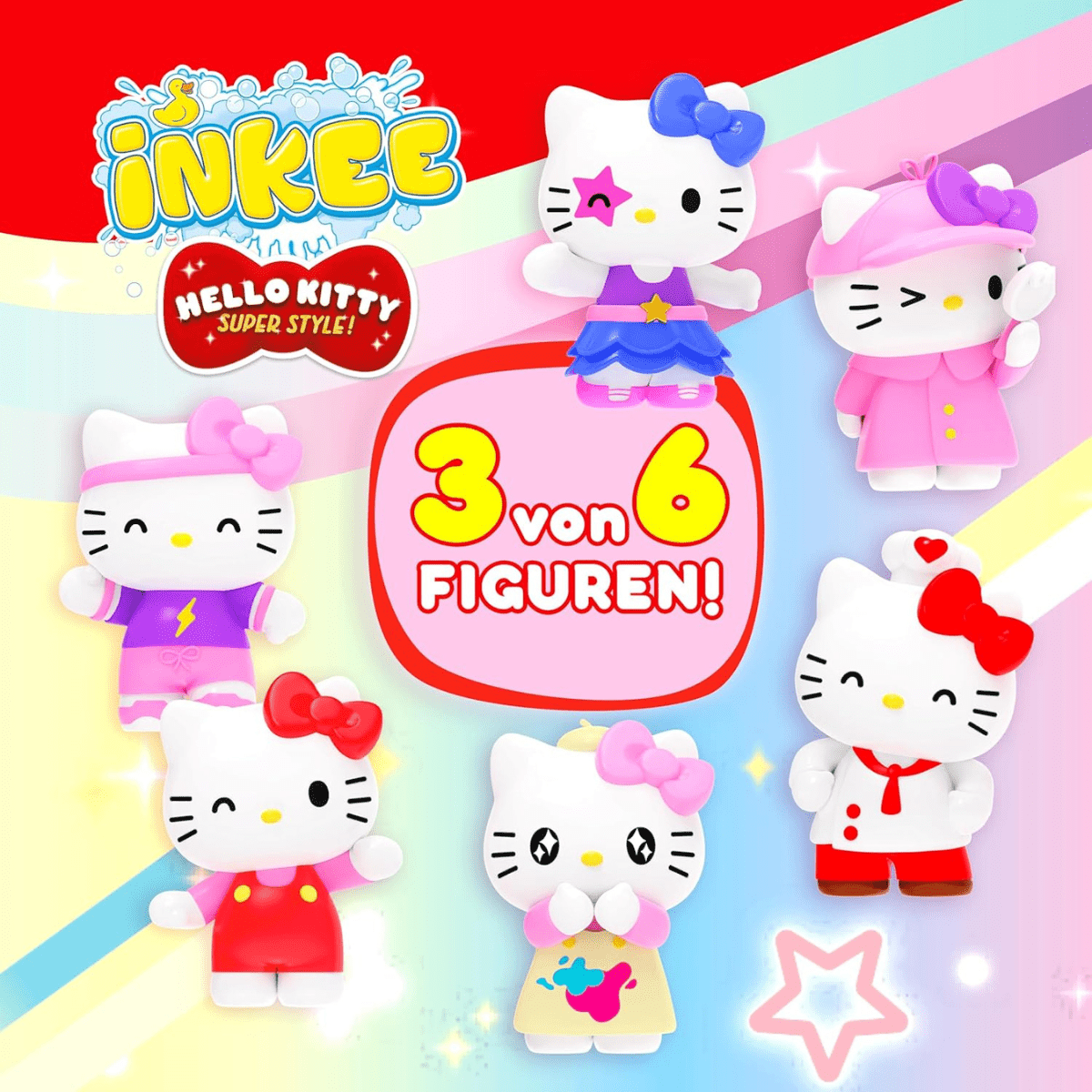 CRAZE Inkee Hello Kitty, бомбочка для ванны + игрушка