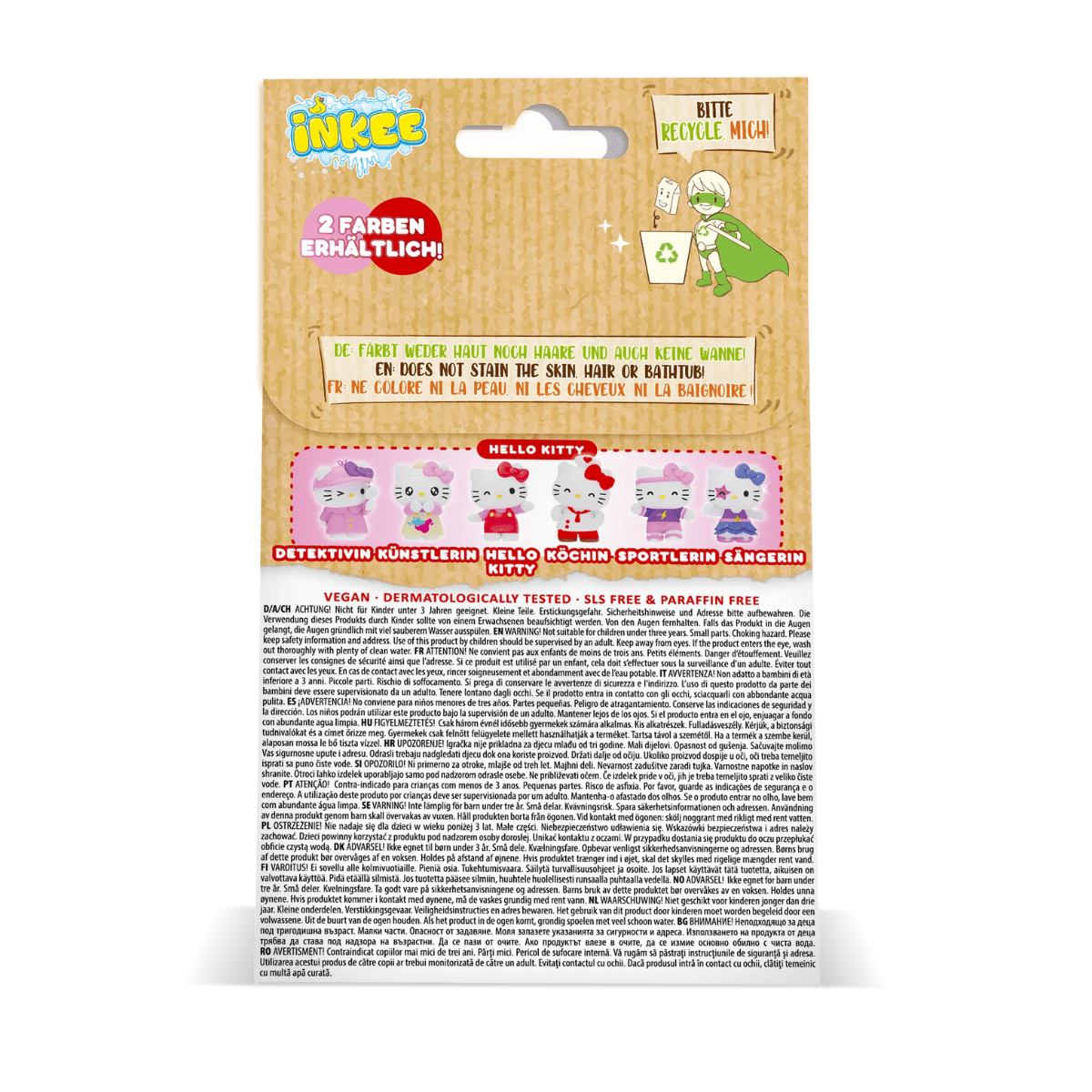 CRAZE Inkee Hello Kitty, бомбочка для ванны + игрушка