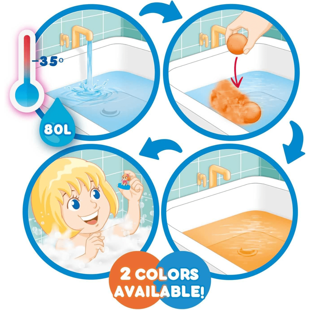 CRAZE Inkee Paw Patrol, bath bomb + toy - Lastenurk.com