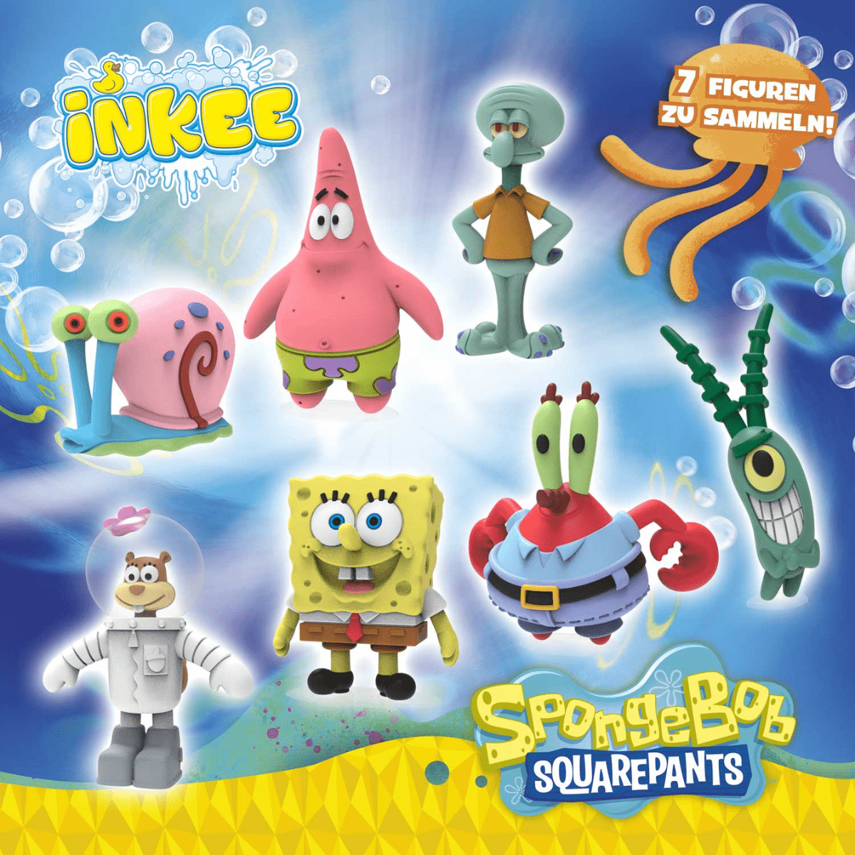 CRAZE Inkee SpongeBob, vannipomm + mänguasi