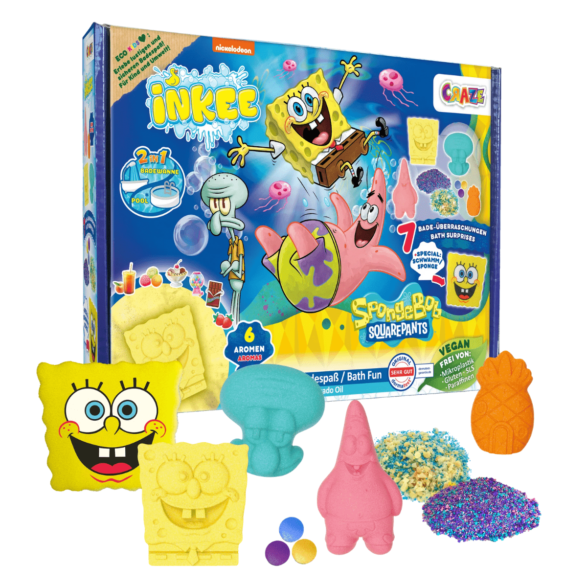 CRAZE Inkee SpongeBob gift box - Lastenurk.com