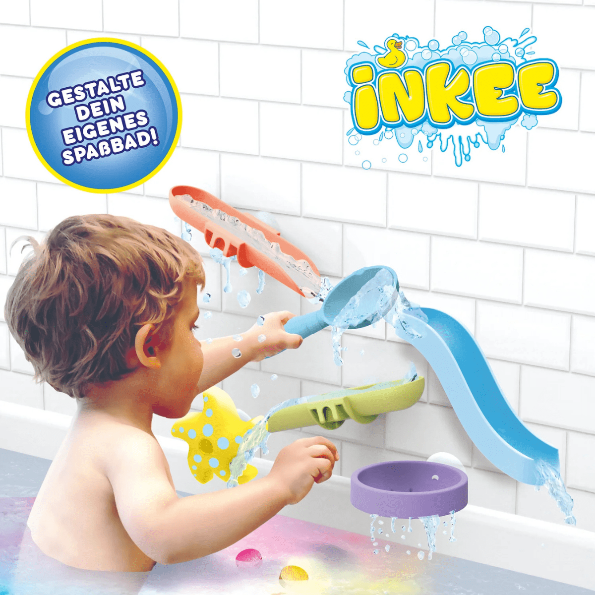 CRAZE Inkee Toys — Bath Slide + Rotating Star - Lastenurk.com