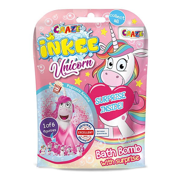 CRAZE Inkee Unicorn, vannipomm + mänguasi