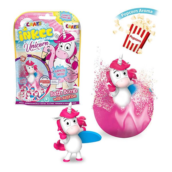 CRAZE Inkee Unicorn, vannipomm + mänguasi