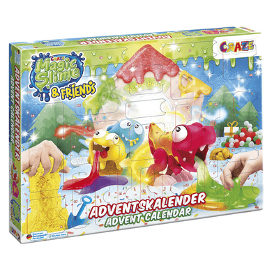 CRAZE Magic Slime and Friends advent calendar 2025