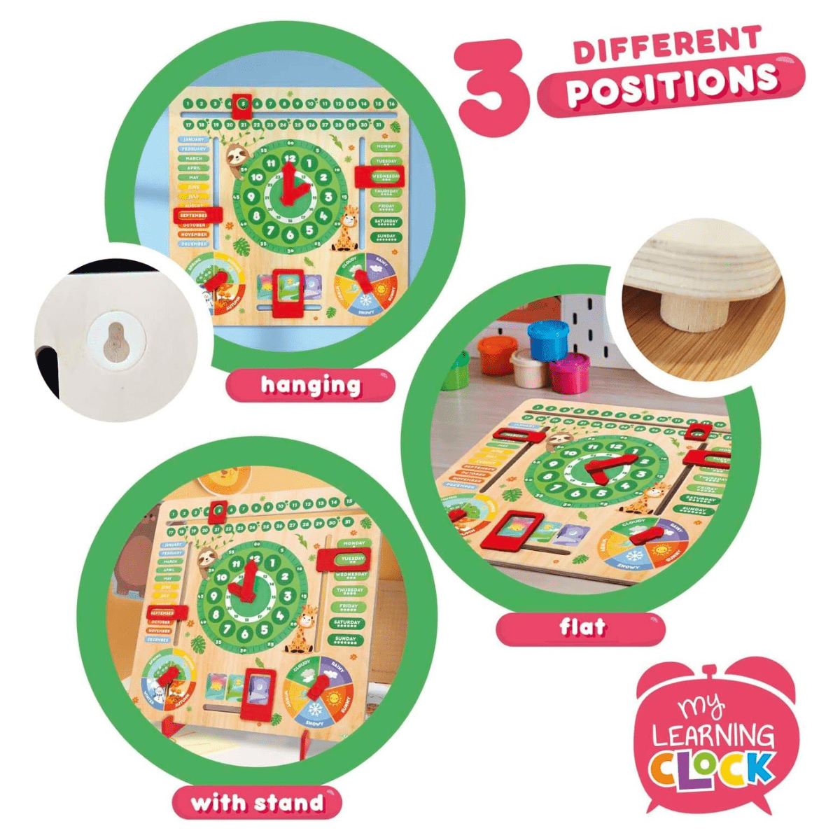 CRAZE My Learning Clock — Animals