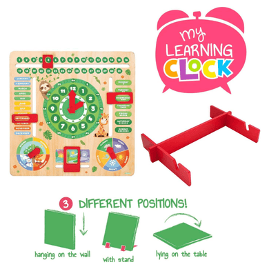 CRAZE My Learning Clock — Dzīvnieki