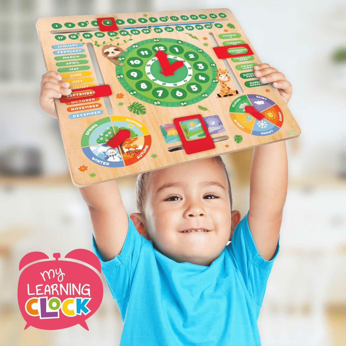 CRAZE My Learning Clock — Animals