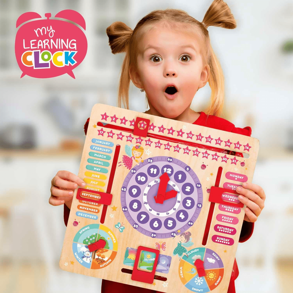 CRAZE My Learning Clock — Princess - Lastenurk.com