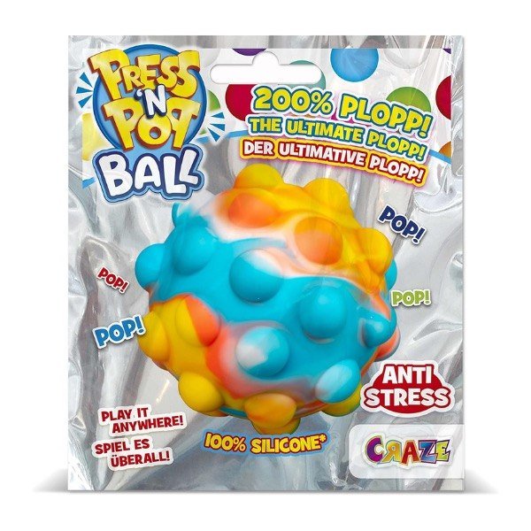 CRAZE Press'n'Pop anti - stress fidget ball - Lastenurk.com