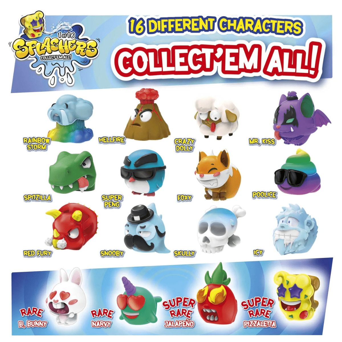 CRAZE Splashers – kogutavad figuurid