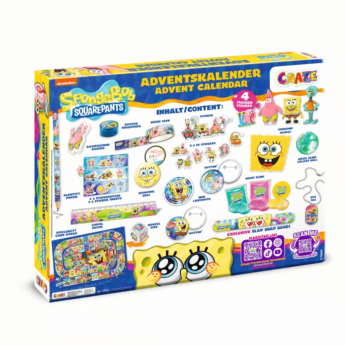 CRAZE SpongeBob SquarePants advendikalender