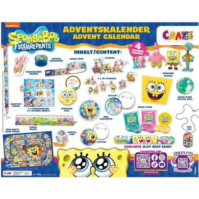 CRAZE SpongeBob SquarePants advent calendar 2026