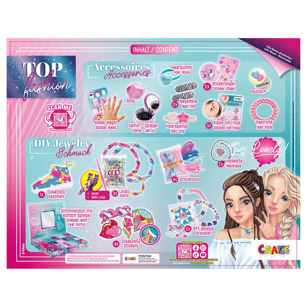 CRAZE Top Fashion advendikalender