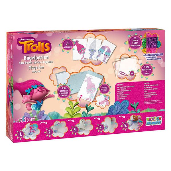 CRAZE Trolls Rainbow Beadys Mega Set - Lastenurk.com