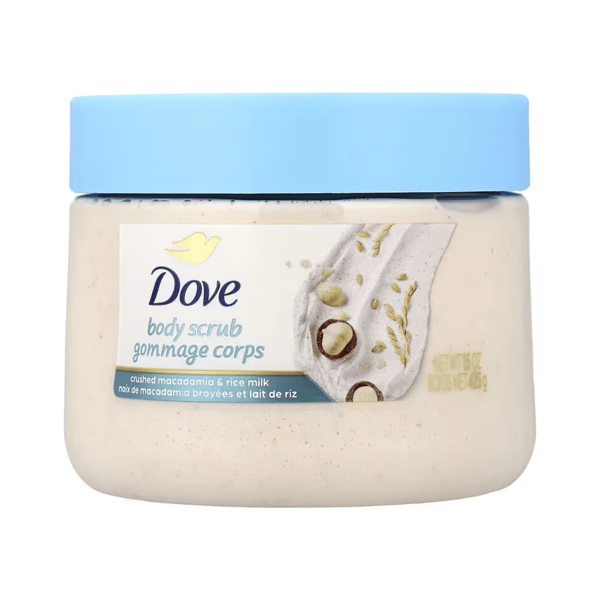 Dove kehakoorija Crushed Macadamia and Rice Milk, 425 g