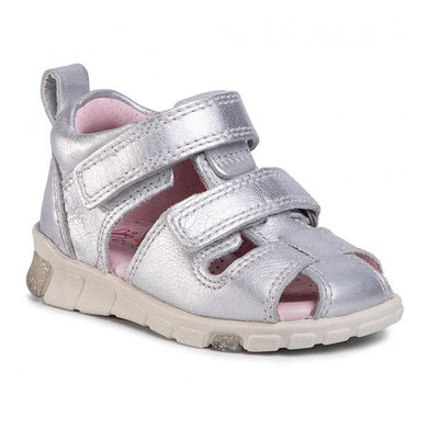 ECCO Mini Stride sandaal — Silver Metallic