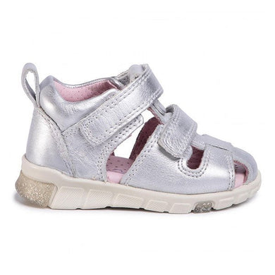 ECCO Mini Stride sandaal — Silver Metallic
