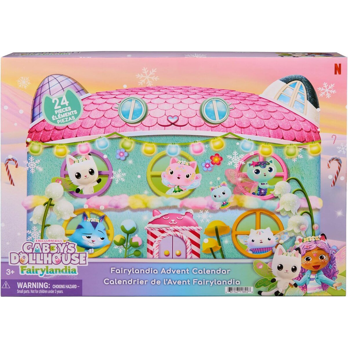 Gabby's Dollhouse Fairylandia advent calendar 2026 - Lastenurk.com