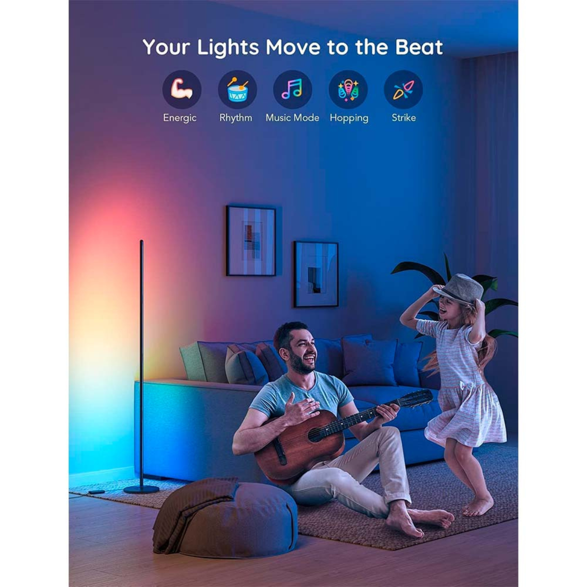 Govee RGBIC LED Floor Lamp - Lastenurk.com