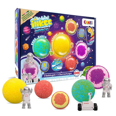 CRAZE INKEE Space planet -kylpypommit, 5 kpl setti