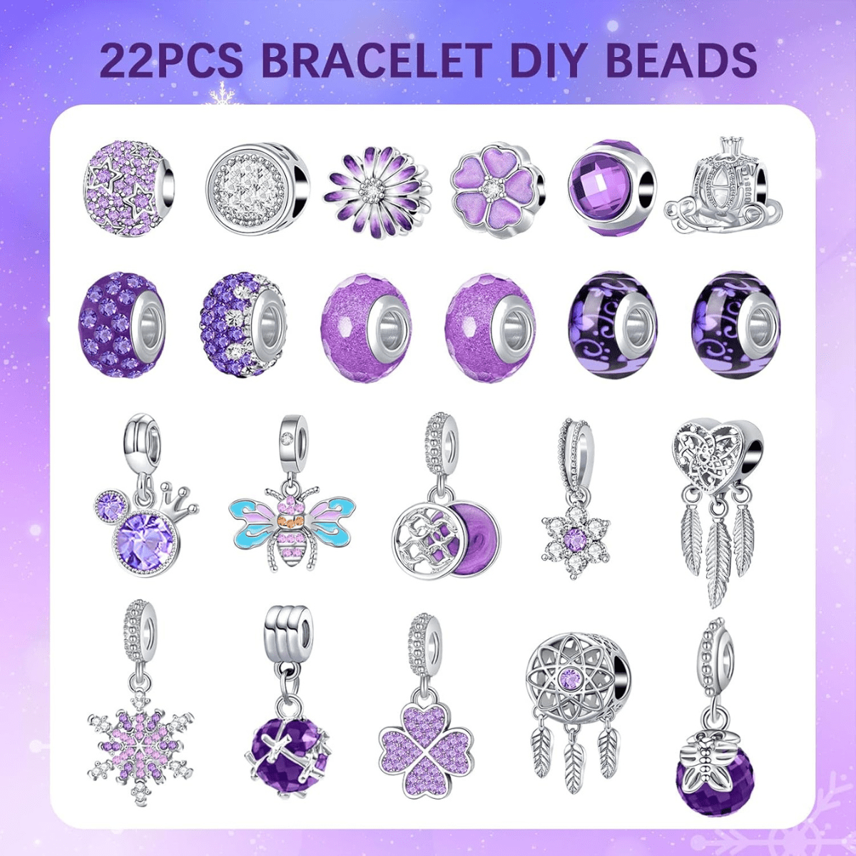 Jewellery advent calendar — purple