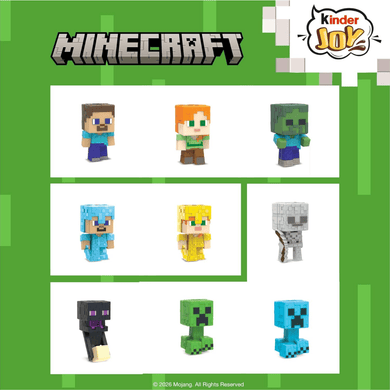 Kinder Joy Minecraft. 3 pcs.