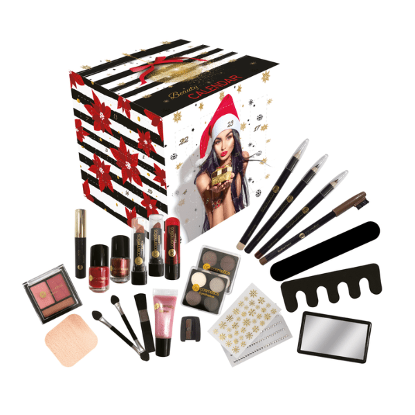 Lady beauty advent calendar with decorative cosmetics - Lastenurk.com