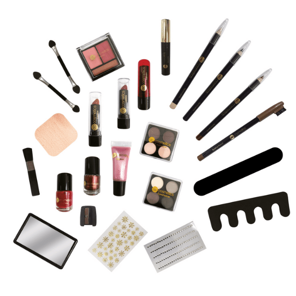 Lady beauty advent calendar with decorative cosmetics - Lastenurk.com