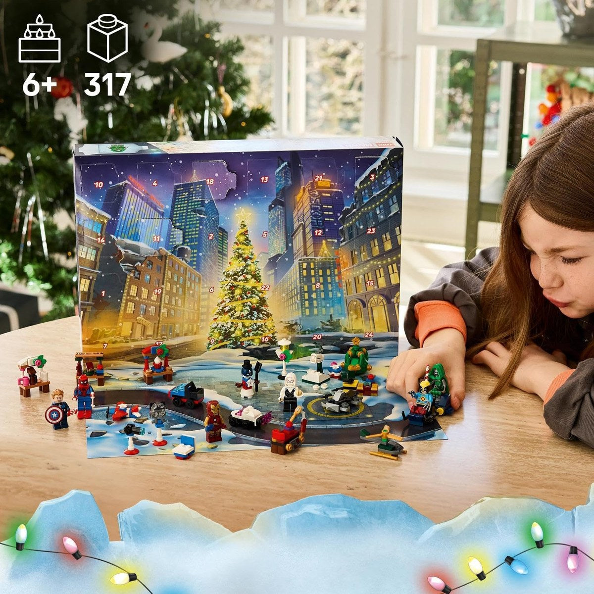 Child with the open calendar, 6+ and 317 pieces