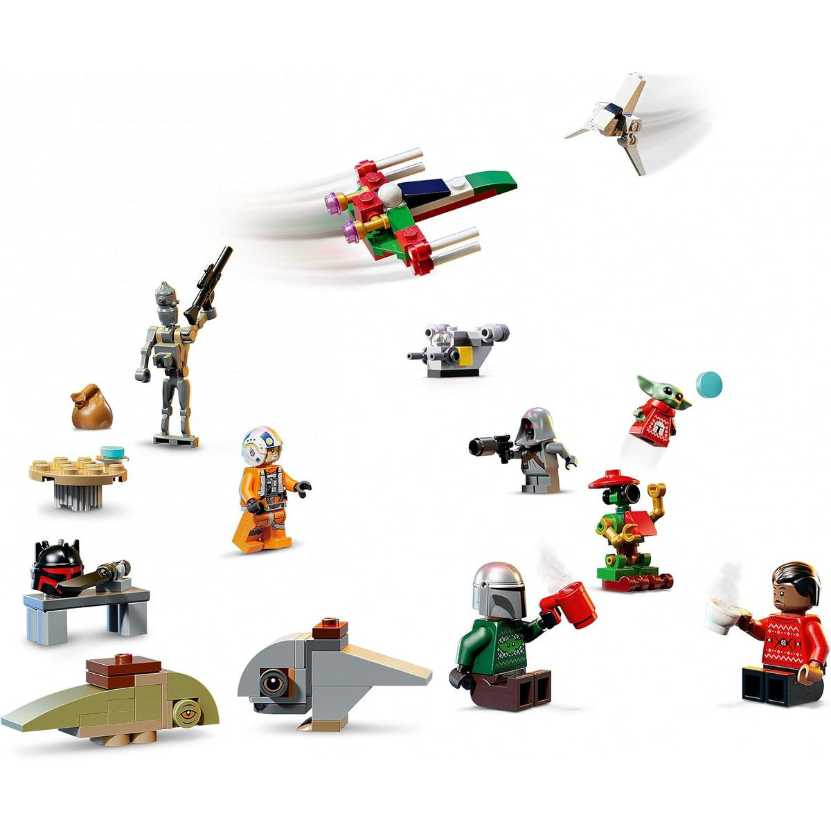 Minifigūras un mini transportlīdzekļi